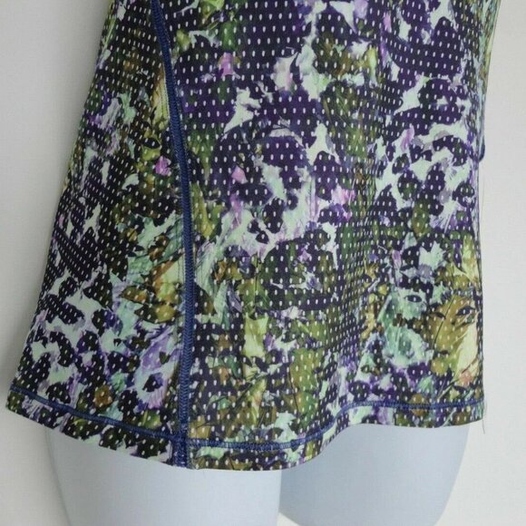 NWT LULULEMON FSWM Floral White Multi 4 Way Stretch Amala Tank Top 4 - Picture 5 of 7